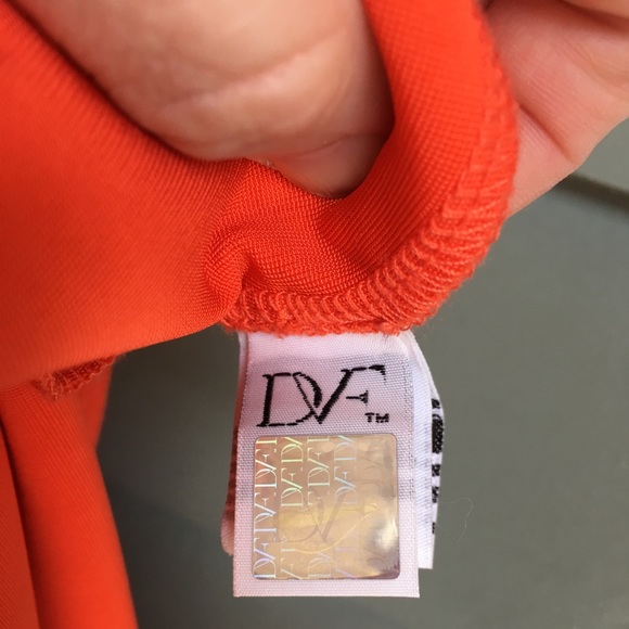 NWT Diane vonFurstenberg Sz 6 Orange - Picture 5 of 7